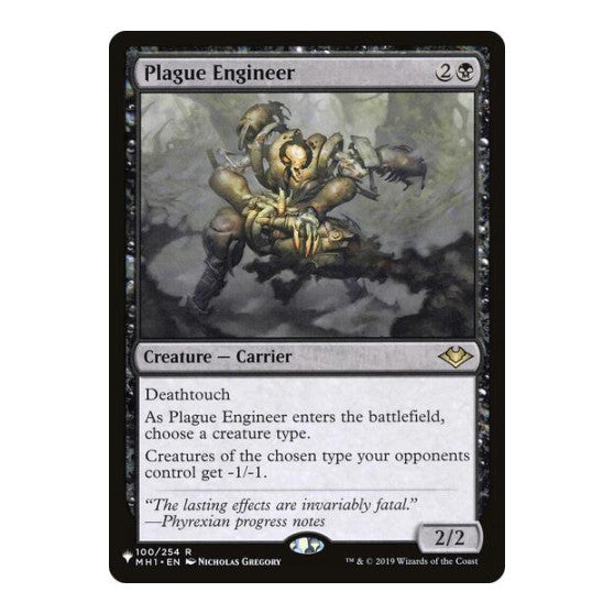 Plague Engineer The List Reprints (LIST) - (, Near Mint)