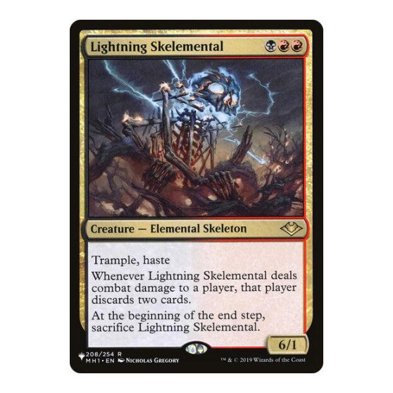 Lightning Skelemental The List Reprints (LIST) - (, Near Mint)