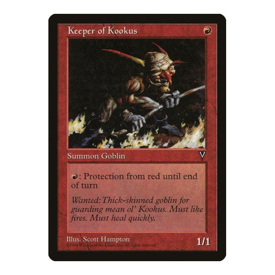 Keeper of Kookus Visions (VIS) - (, Moderately Played)