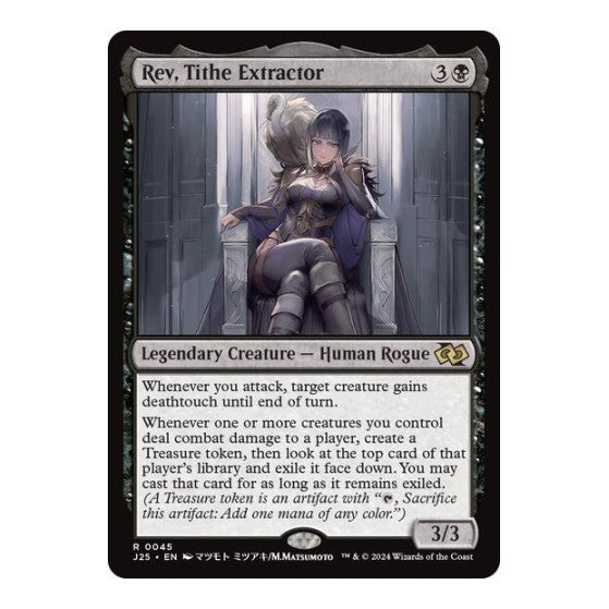 Rev Tithe Extractor Anime Foundations Jumpstart (J25) - (#45, Rare) (, Near Mint)