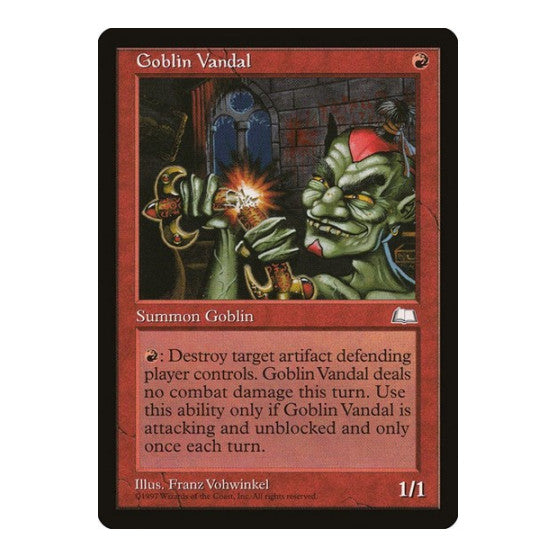 Goblin Vandal Weatherlight (WTH) - (, Moderately Played)