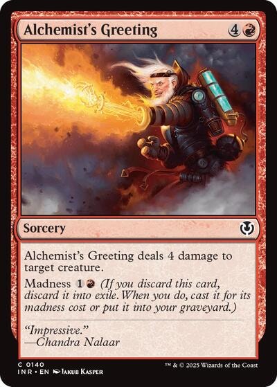 Alchemists Greeting Innistrad Remastered (INR) - (#140, Common) (Foil, Near Mint)