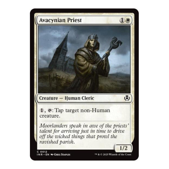 Avacynian Priest Innistrad Remastered (INR) - (Foil, Near Mint)
