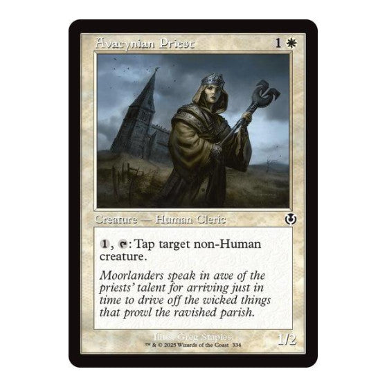 Avacynian Priest (Retro Frame) Innistrad Remastered (INR) - (, Near Mint)