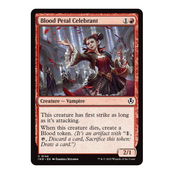 Blood Petal Celebrant Innistrad Remastered (INR) - (Foil, Near Mint)