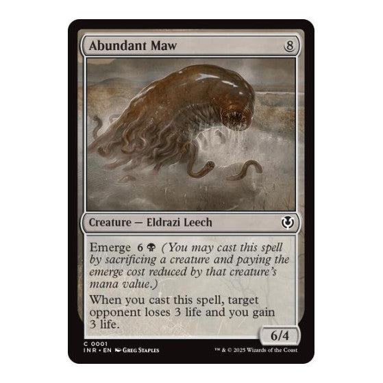 Abundant Maw Innistrad Remastered (INR) - (Foil, Near Mint)