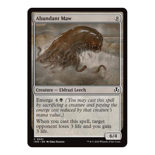 Abundant Maw Innistrad Remastered (INR) - (Foil, Near Mint)