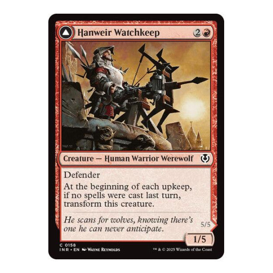 Hanweir Watchkeep Innistrad Remastered (INR) - (Foil, Near Mint)