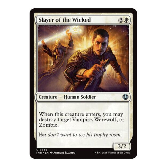 Slayer of the Wicked Innistrad Remastered (INR) - (Foil, Near Mint)