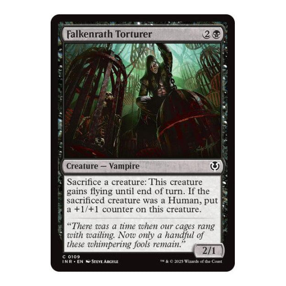 Falkenrath Torturer Innistrad Remastered (INR) - (Foil, Near Mint)