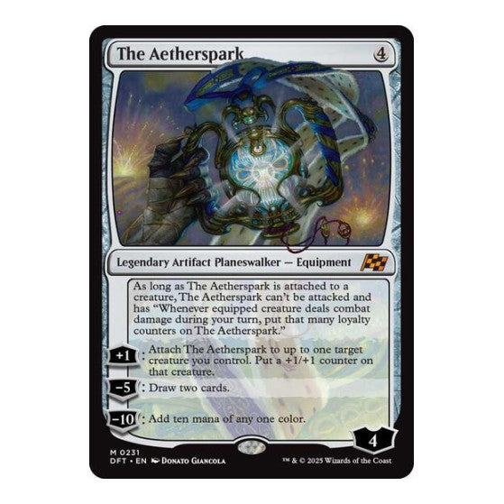 The Aetherspark Aetherdrift (DFT) - (#231, Mythic Rare) (Foil, Near Mint)