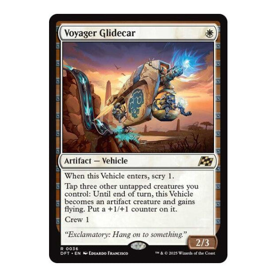 Voyager Glidecar Aetherdrift (DFT) - (Foil, Near Mint)