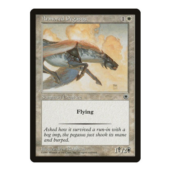 Armored Pegasus Portal (POR) - (, Moderately Played)