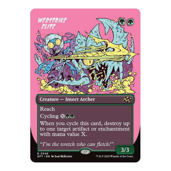 Webstrike Elite (Borderless) Aetherdrift (DFT) - (, Near Mint)