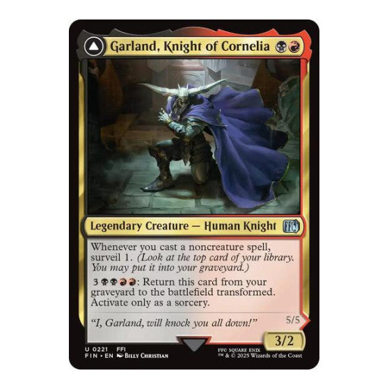 Garland, Knight of Cornelia FINAL FANTASY (FIN) - (, Near Mint)