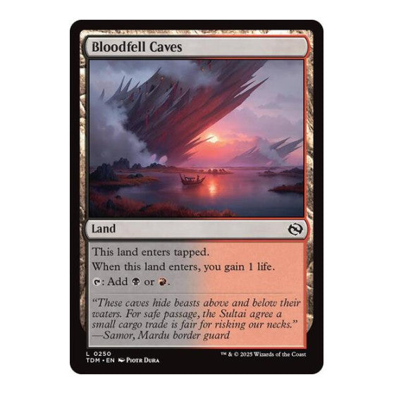 Bloodfell Caves Tarkir: Dragonstorm (TDM) - (, Near Mint)