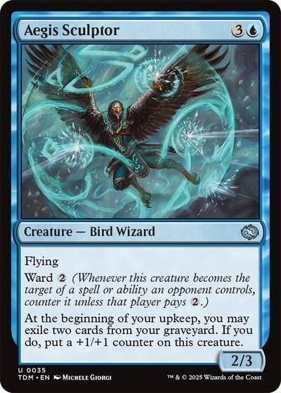 Aegis Sculptor Tarkir: Dragonstorm (TDM) - (#35, Uncommon) (, Near Mint)