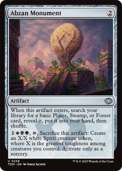 Abzan Monument Tarkir: Dragonstorm (TDM) - (#238, Uncommon) (, Near Mint)