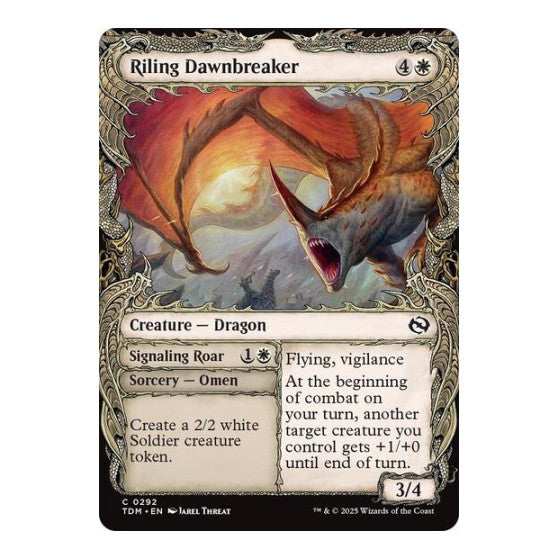Riling Dawnbreaker (Showcase) Tarkir: Dragonstorm (TDM)