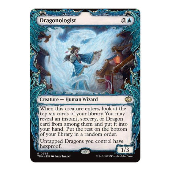 Dragonologist (Showcase) Tarkir: Dragonstorm (TDM) - (Foil, Lightly Played)