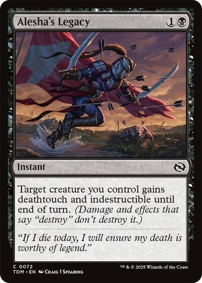 Aleshas Legacy Tarkir: Dragonstorm (TDM) - (#72, Common)
