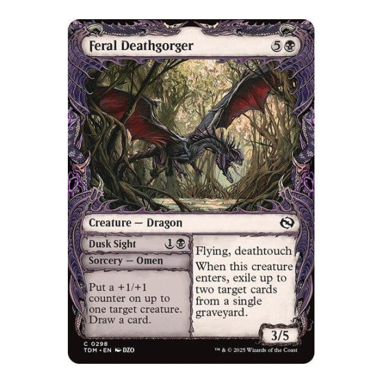 Feral Deathgorger (Showcase) Tarkir: Dragonstorm (TDM) - (, Near Mint)