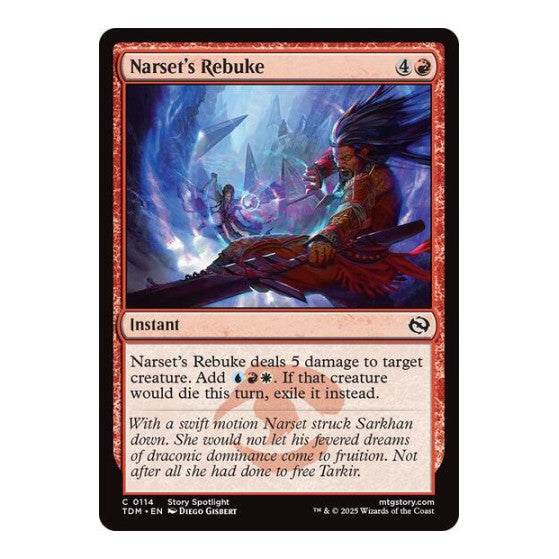 Narset's Rebuke Tarkir: Dragonstorm (TDM)