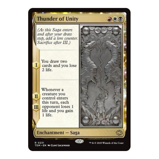 Thunder of Unity Tarkir: Dragonstorm (TDM) - (, Near Mint)