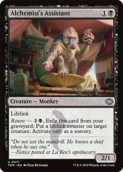 Alchemists Assistant Tarkir: Dragonstorm (TDM) - (#71, Uncommon) (, Near Mint)