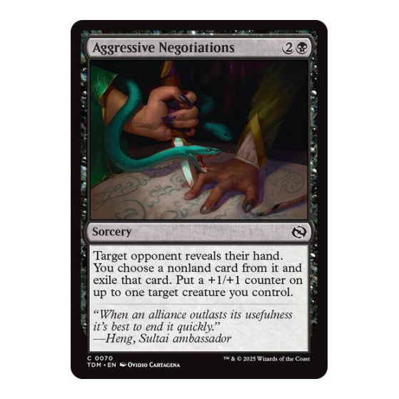 Aggressive Negotiations Tarkir: Dragonstorm (TDM)