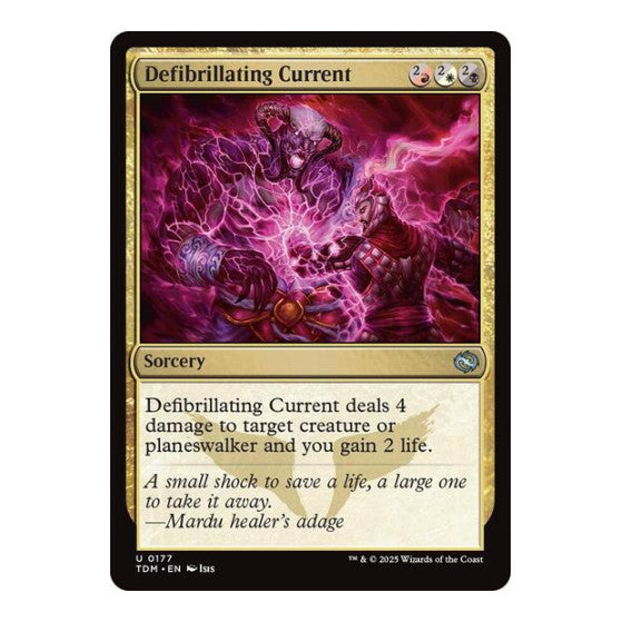 Defibrillating Current Tarkir: Dragonstorm (TDM) - (, Near Mint)