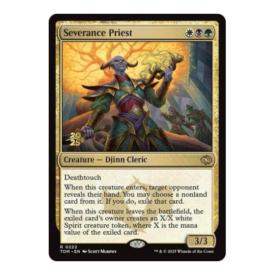 Severance Priest Prerelease Cards (PRE) - (Foil, Lightly Played)