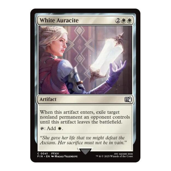White Auracite FINAL FANTASY (FIN) - (, Near Mint)