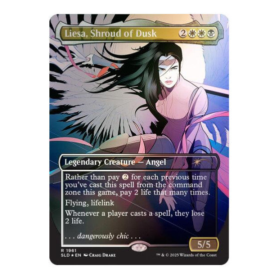 Liesa, Shroud of Dusk (Rainbow Foil) Secret Lair Drop Series (SLD) - (#1961, Rare) (Foil, Near Mint)