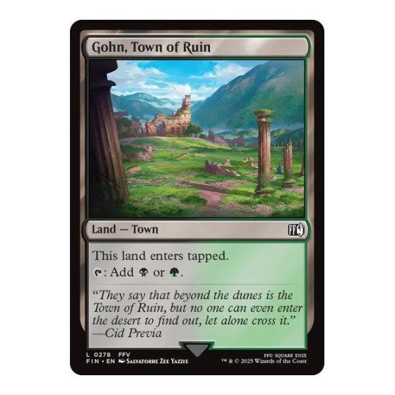 Gohn, Town of Ruin FINAL FANTASY (FIN)