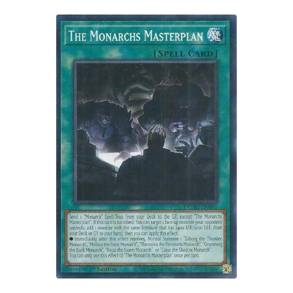 The Monarchs Masterplan Duelist's Advance (DUAD) - (1st Edition, Near Mint)