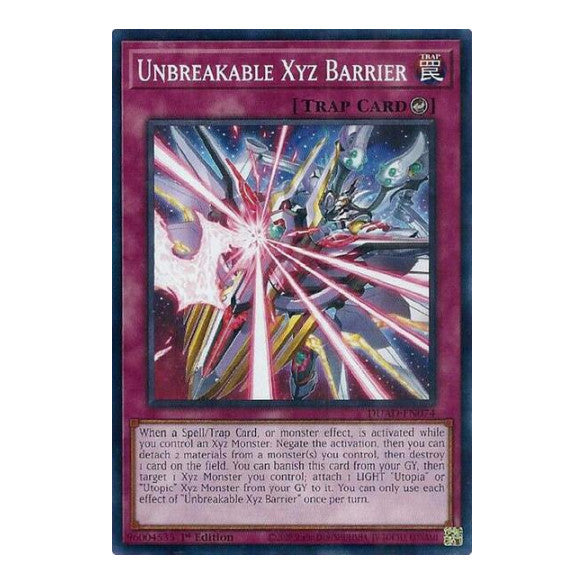 Unbreakable Xyz Barrier Duelist's Advance (DUAD) - (1st Edition, Near Mint)