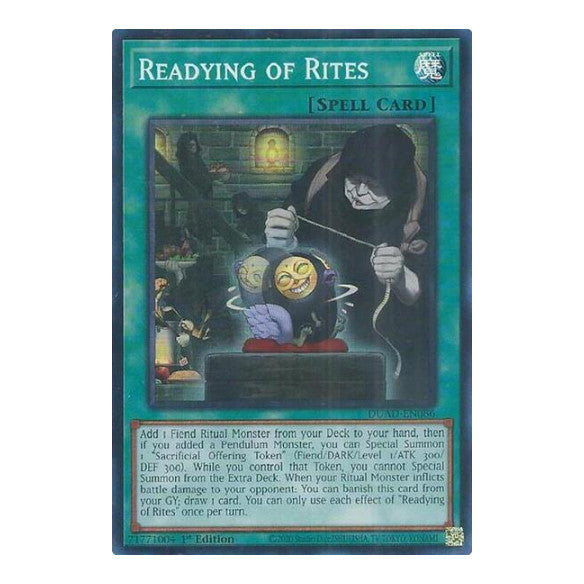 Readying of Rites Duelist's Advance (DUAD) - (1st Edition, Near Mint)