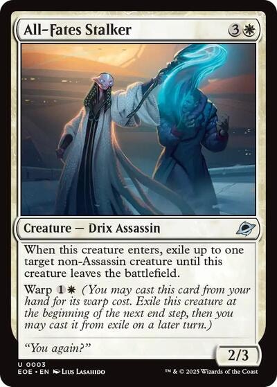 All Fates Stalker Edge of Eternities (EOE) - (#3, Uncommon)