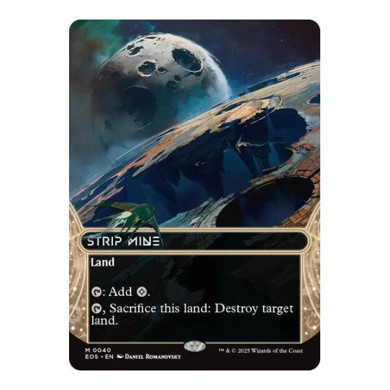 Strip Mine (0040) (Borderless) Edge of Eternities: Stellar Sights (EOS) - (#40, Mythic Rare) (, Near Mint)