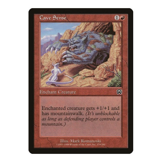 Cave Sense Mercadian Masques (MMQ) - (, Moderately Played)