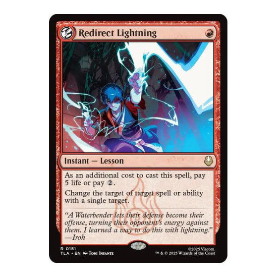 Redirect Lightning Avatar: The Last Airbender (TLA) - (#151, Rare) (Foil, Near Mint)