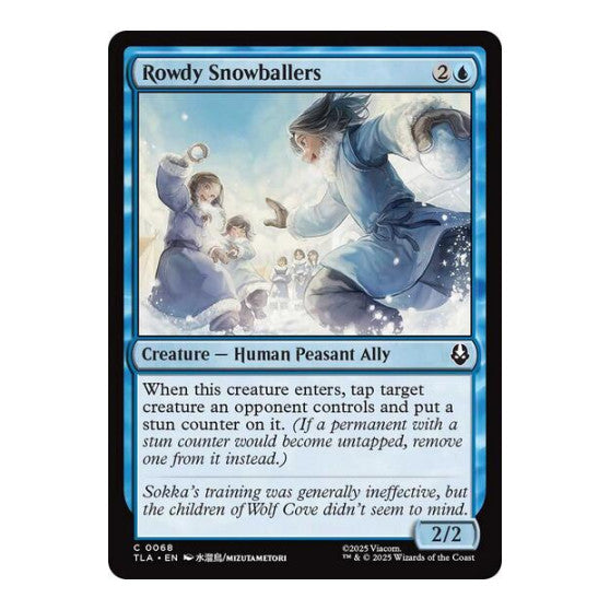 Rowdy Snowballers Avatar: The Last Airbender (TLA)