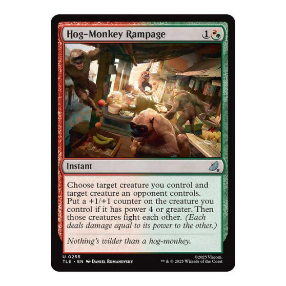 Hog-Monkey Rampage Avatar: The Last Airbender: Eternal-Legal (TLE) - (, Near Mint)