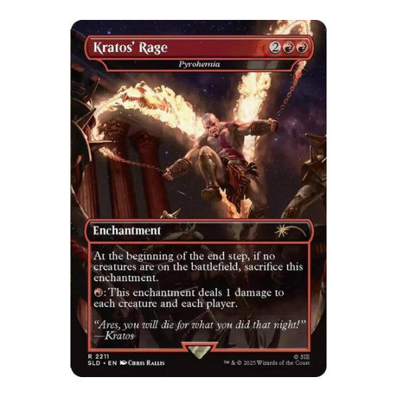 Kratos' Rage - Pyrohemia Secret Lair Drop Series (SLD) - (Foil, Near Mint)