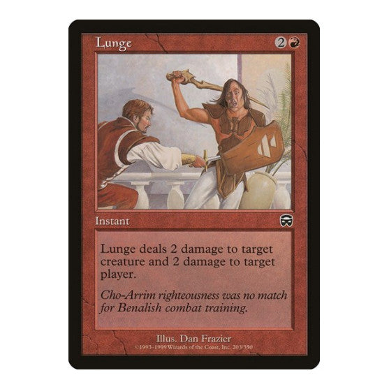 Lunge Mercadian Masques (MMQ) - (, Moderately Played)