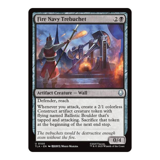 Fire Navy Trebuchet Avatar: The Last Airbender (TLA) - (, Near Mint)