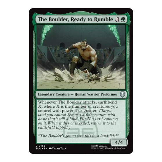 The Boulder, Ready to Rumble Avatar: The Last Airbender (TLA) - (, Near Mint)