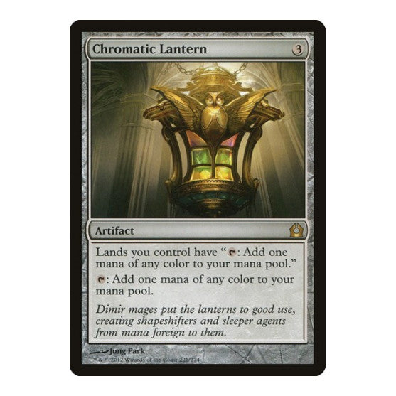 Chromatic Lantern Return to Ravnica (RTR) - (Foil, Moderately Played)