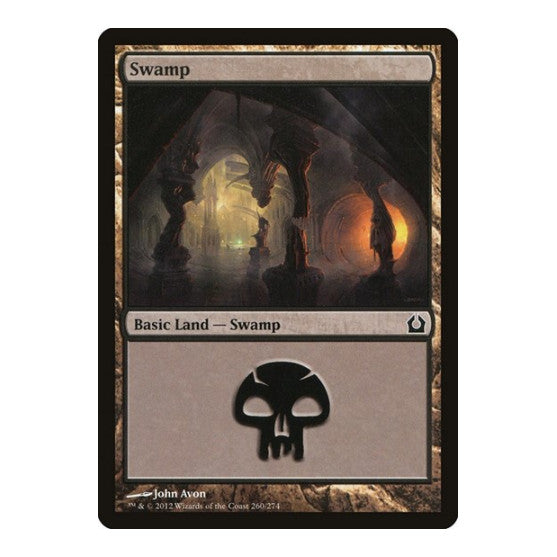Swamp 260 Return to Ravnica (RTR) - (Foil, Lightly Played)